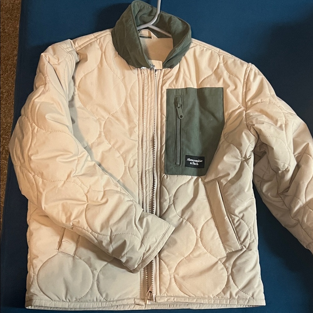 Abercrombie Kids Tan Fleece Jacket